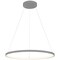 Access Lighting Anello, Dual Voltage LED Pendant, Gray Finish, Acrylic Lens 52067LEDD-GRY/ACR - alternate 1